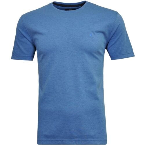 Ragman T-Shirt Softknit Round Neck Aqua / male