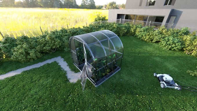 KLASIKA ARCH Tuinkas - 3 x 2 m (6 m²) - 6 mm Dikte - Kweekkas - Polycarbonaat afdekking