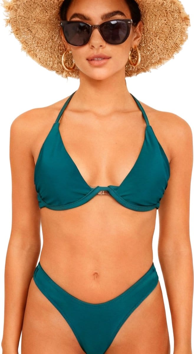 Beugel bikini met push-up - Half open borst - Sexy - Badmode - Kleinere cup