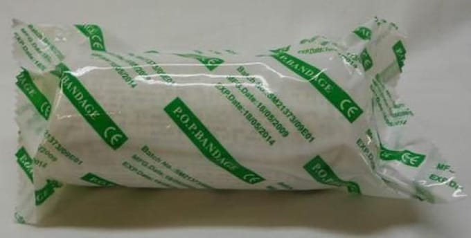 CraftEmotions Gipsverband 2 rol 10 centimeter x 2.7 m