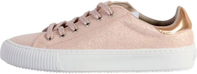Lage sneakers met veters