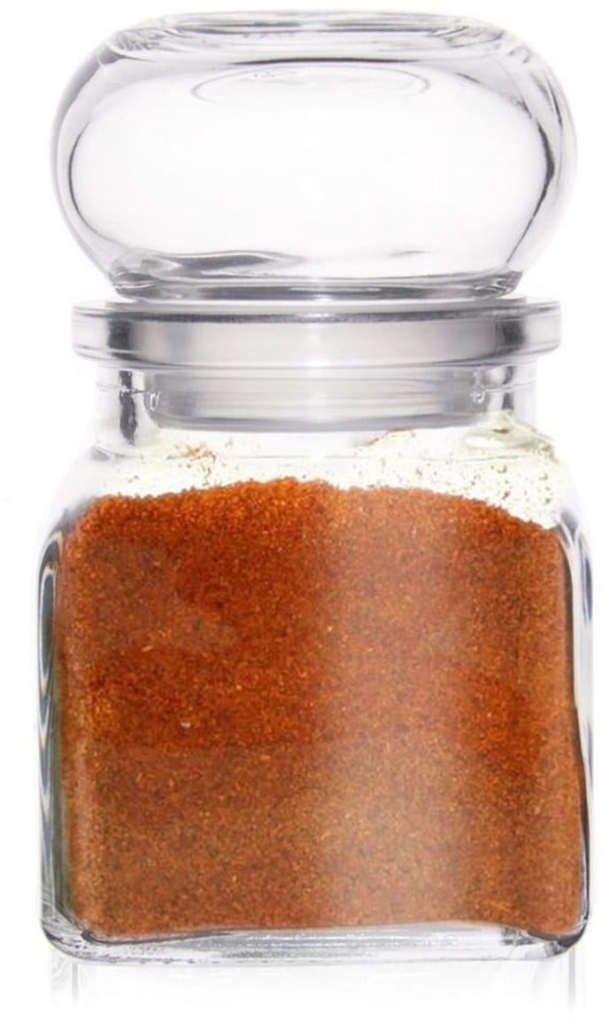 Orion - Glazen Kruidenpot - 120ml - Luchtdichte Deksel
