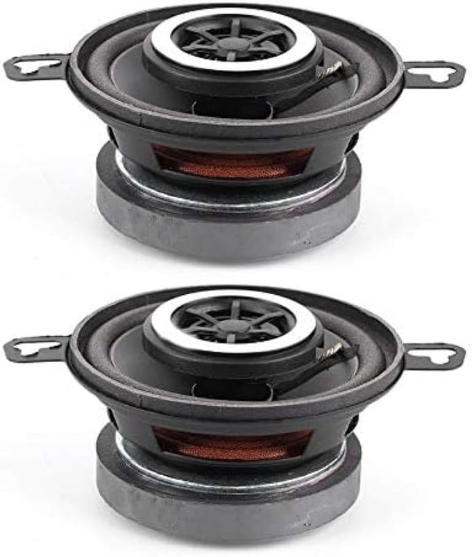 Set van 2 Auto Luidsprekers - 3,5 inch Coaxiale Units met Krachtig Geluid