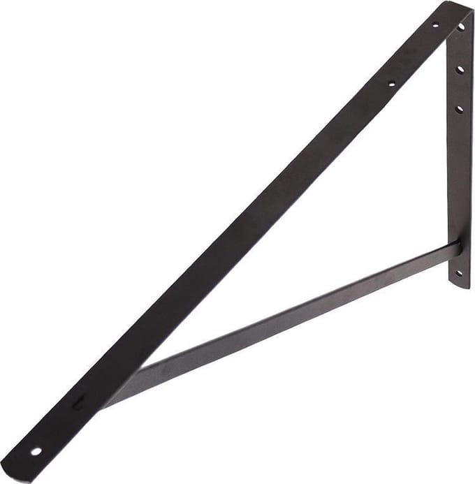 Wovar Plankdrager Zwart Metaal 40 x 60 cm | Per Stuk