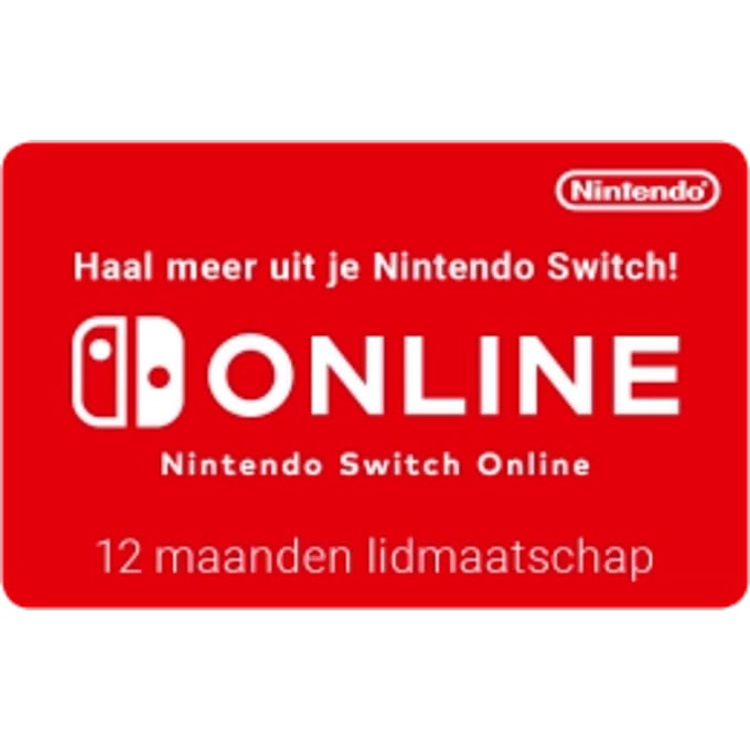 Nintendo Switch Online 12 maanden | Nederland