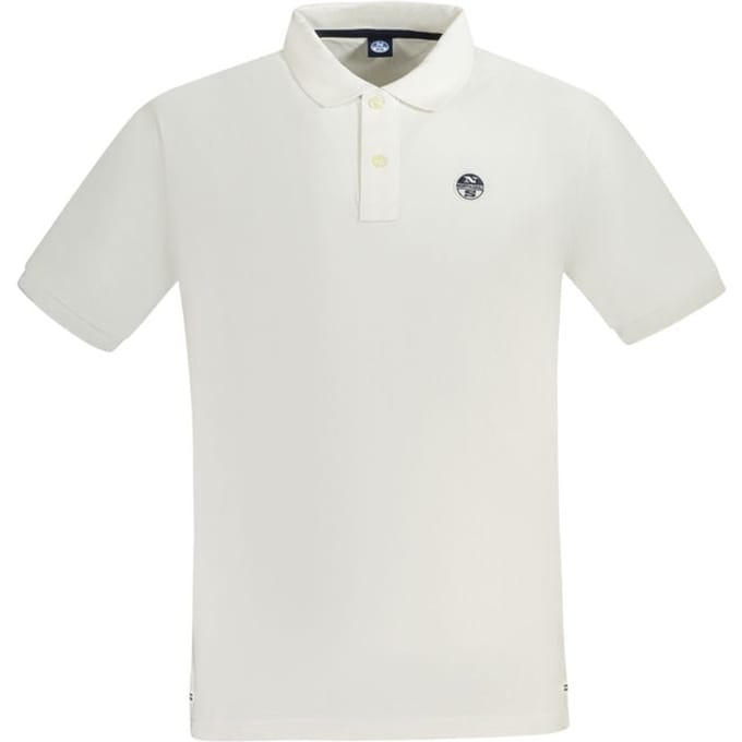 North Sails Bianco Katoenen Heren Polo