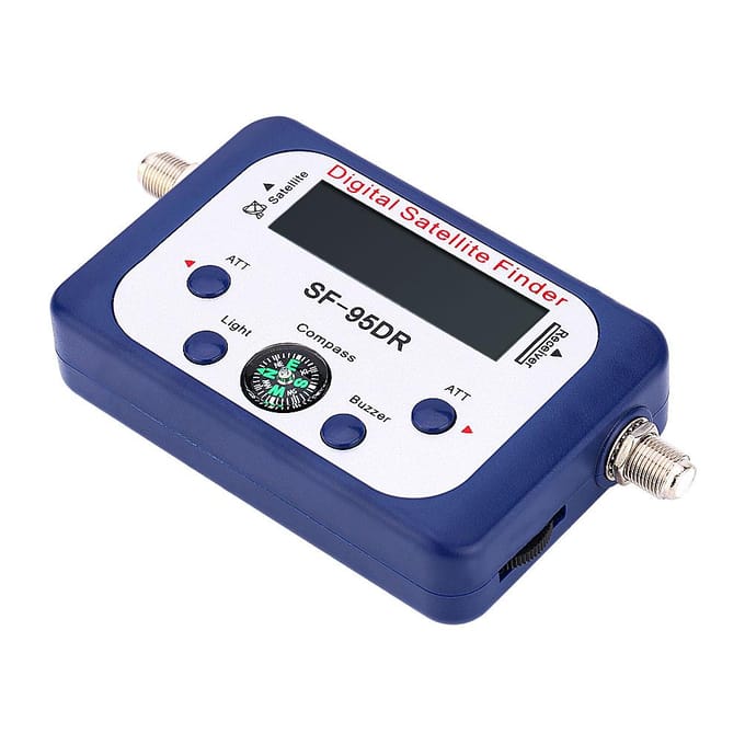 Mini détecteur de satellite numérique LCD, indicateur de force du signal, antenne parabolique, boussole directe