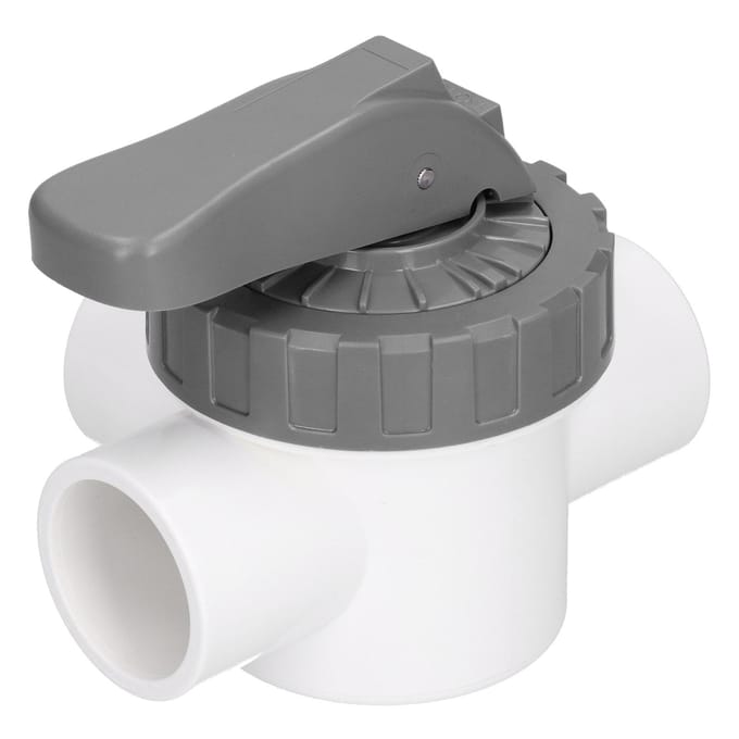 3-Weg Zwembadklep Zwembad Spa Omleidingsklep Vervangingsaccessoire KoppelingenV40?3A gray
