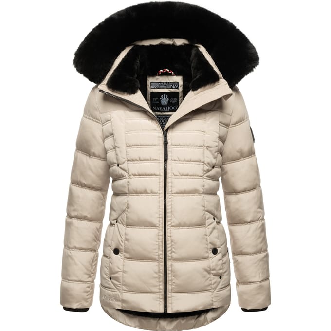 Navahoo Lissandra gewatteerde winterjas voor dames - warm en stijlvol