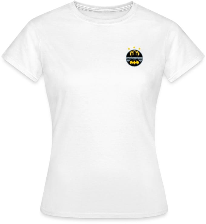 Batman Bruce Wayne Gotham City F.C. Voetbalshirt T-Shirt Dames