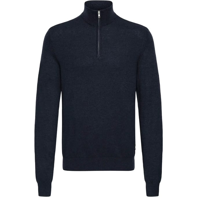 Blend - BHBAGGE HALF ZIPP KNIT - Heren - Gebreide truien