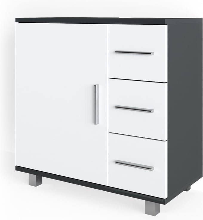 Vicco Ilias Wastafelonderkast – 60 x 60.8 cm Antraciet