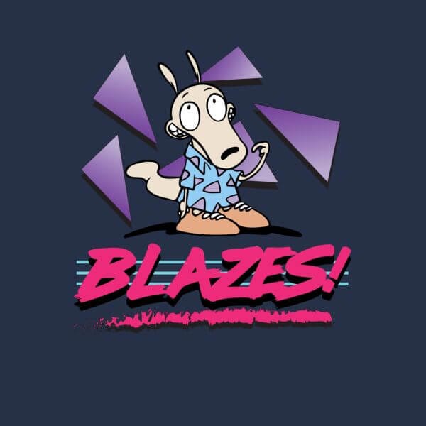 Rockos Modern Life Blazes! Women's T-Shirt - Donker Blauw - S