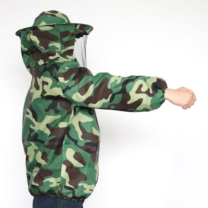 Bienenzuchtanzug Bienenjacke mit Imkerhut Schleier mit Rei?verschluss legergroene kleur