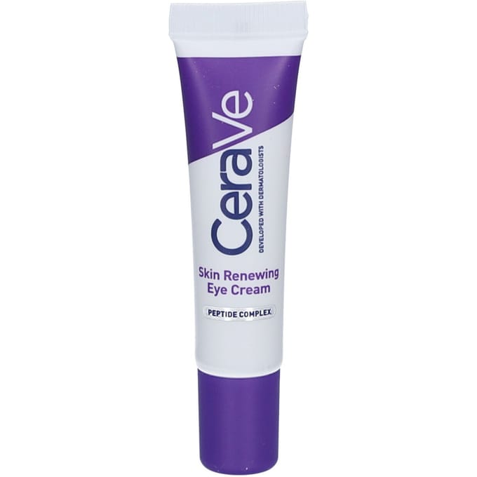 CeraVe Skin Renewing Eye Cream with Peptide Complex & Caffeine for Brighter, Smoother Eyes 15ml