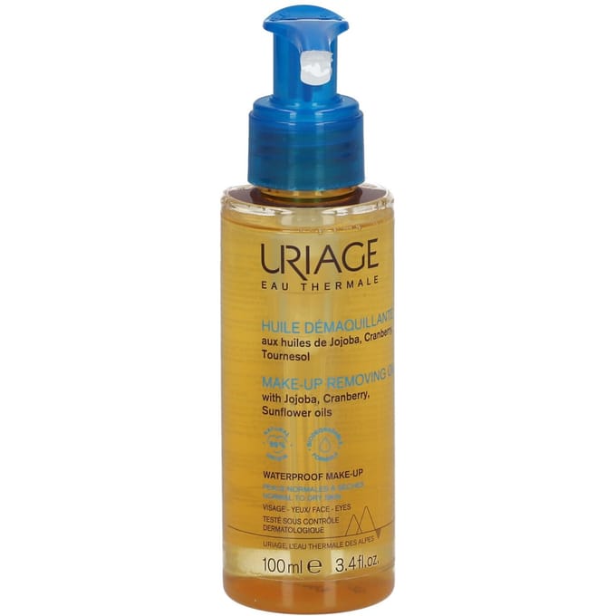 Uriage Thermaal water make-up verwijder olie 100 Milliliter