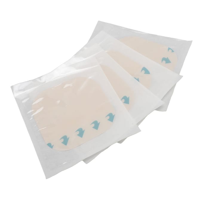 4 stuks Hydrocolloïde verbandpads Zelfklevende, knipbare littekenbedekkingspleisters voor tatoeagewonden Dun gray