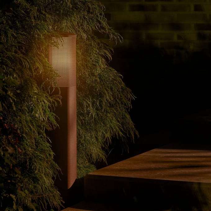 Nordlux Tuinpadverlichting Sidara 95 Seaside, bruin, aluminium, IP44, E27