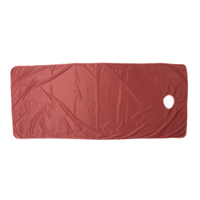 Massage Tafel Laken met Gat Cameo Bruin Schoonheidssalon SPA Warm Dik Kort Pluche Lakenhoes brown