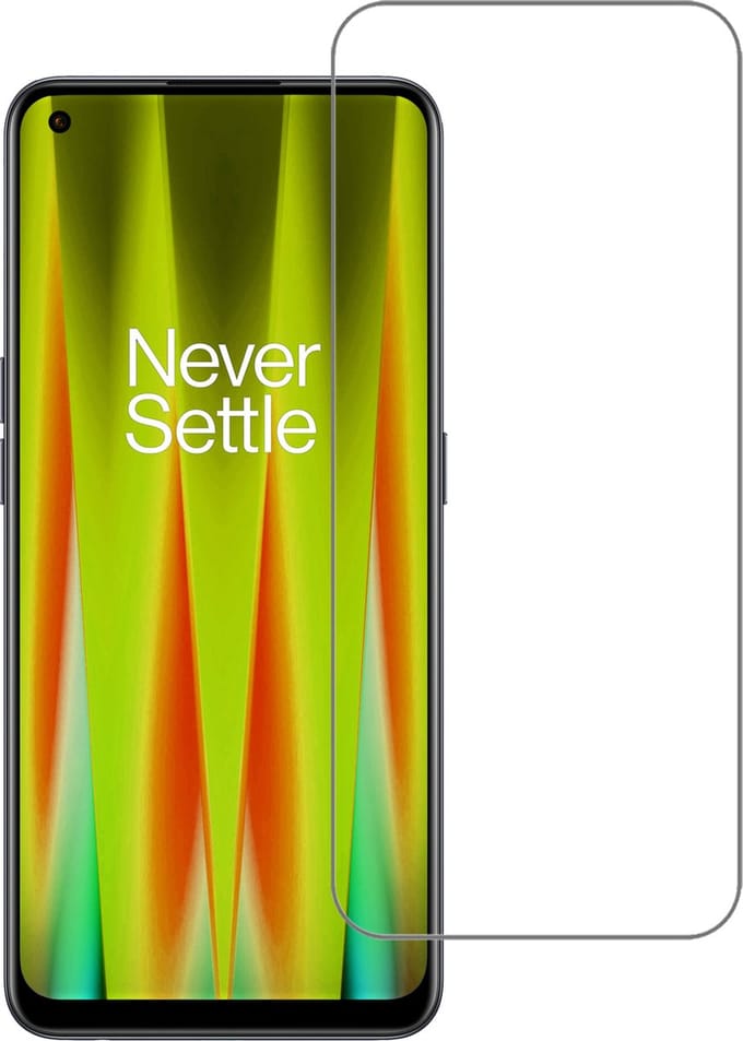 Screenprotector - Geschikt voor OnePlus Nord CE 2 Lite - Extra Sterk - Gehard Glas - Beschermglas - Tempered Glass - Screen Protector