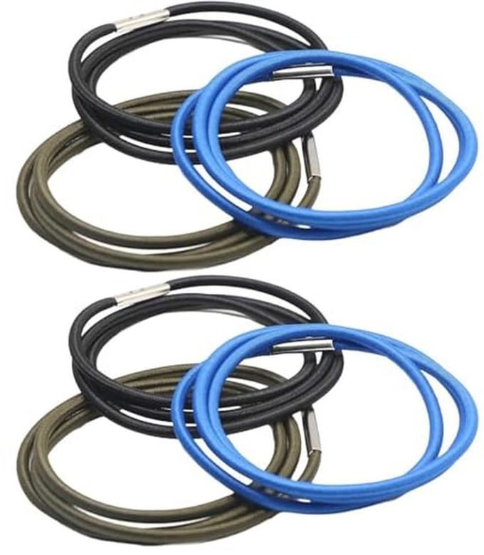 Kleurige Elastische Vuilnisbak Elastiekjes - Set van 6