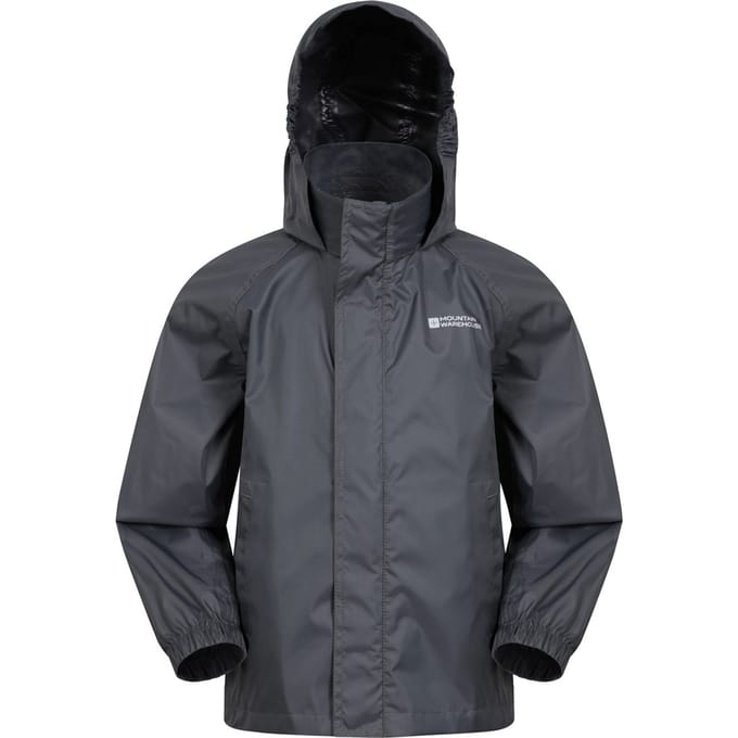 Mountain Warehouse Pakka II Waterdichte Jas voor Kinderen/Kinderen (Grijs)