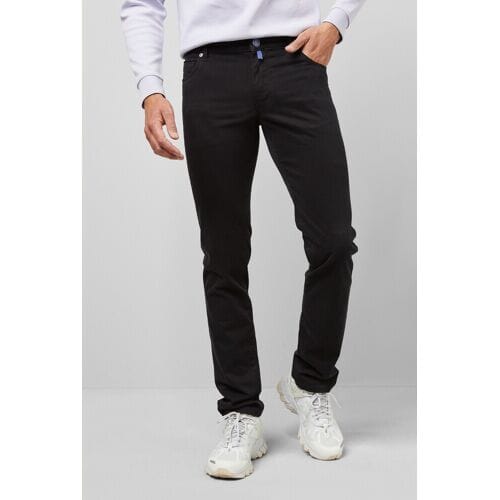 Meyer Broek M5 Slim Pima Cotton Satin Super-Stretch 5-Pocket Zwart / male