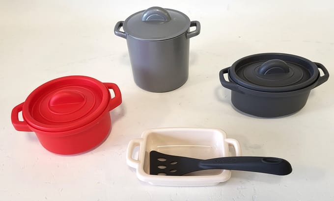 Ecoiffier 100% Chef Pans and Dining Set 8pcs.