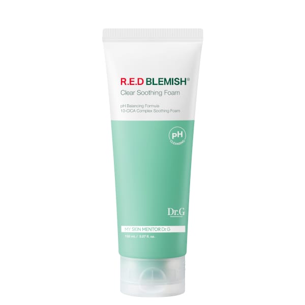 [Deal] Dr.G - R.E.D Blemish Clear Soothing pH Cleansing Foam 150ml - 150ml - White