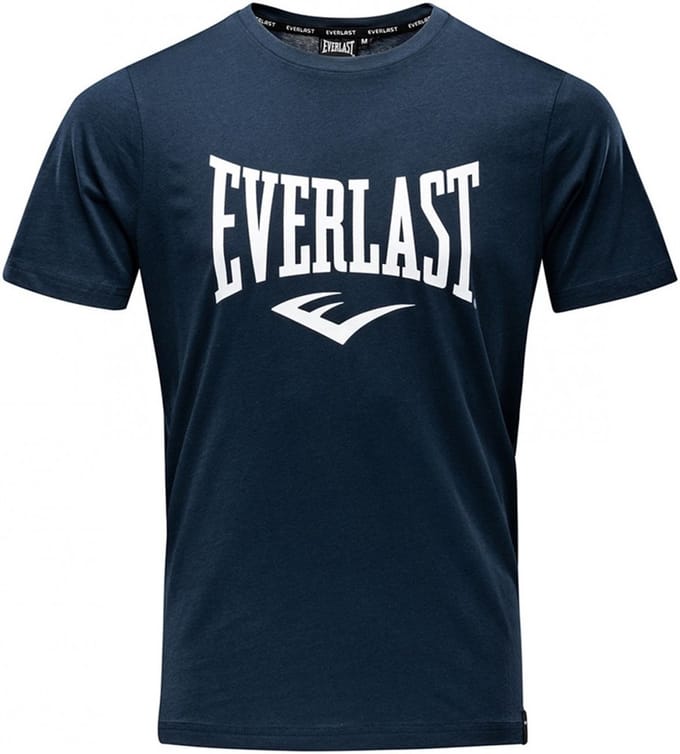 Everlast Russel - T-Shirt - Katoen - Navy Blauw (Beschikbaar in verschillende maten)