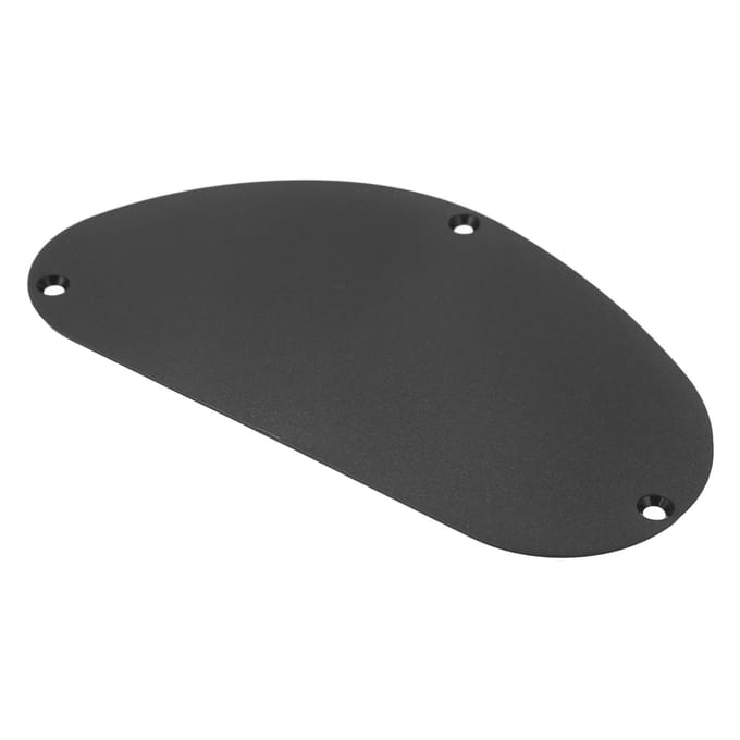Cache arrière de guitare électrique Plaque de cavité en plastique Accessoire d'instrument Noir pour remplacement gray