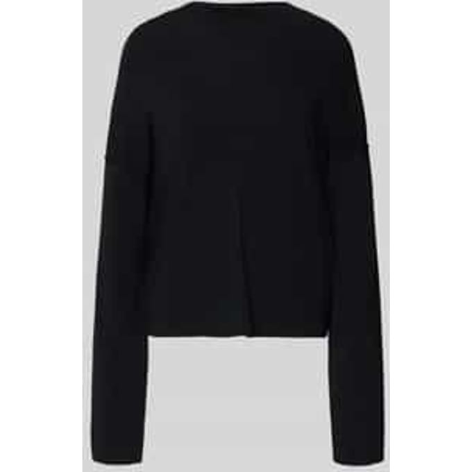 Oversized gebreide pullover met ronde hals