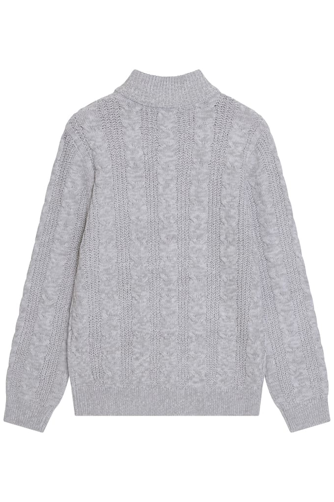 French Connection Half Zip Cable Ecru Mel Taglia: M | Maglioni a maglia Outlet | Uomo | Marrone