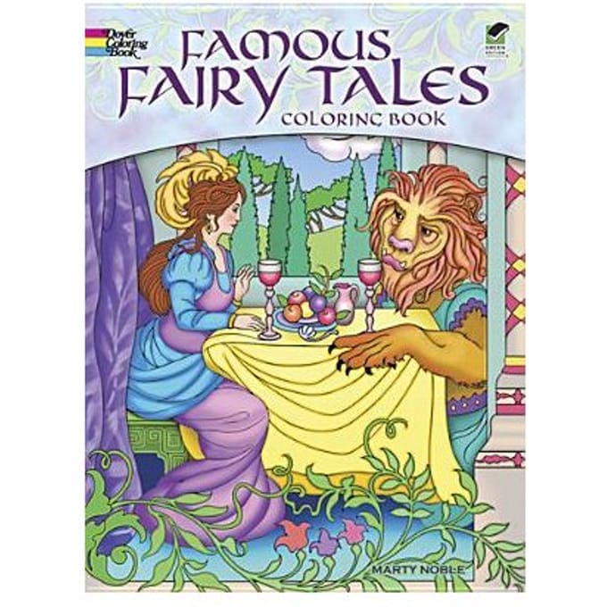 Famous Fairy Tales Coloring Book - Marty Noble