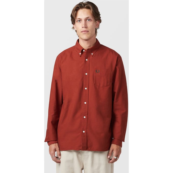 Fred Perry Oxford Shirt, bruin