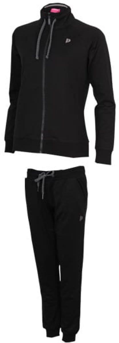 Donnay - Joggingsuit Tess - Joggingpak - Dames - Black (020) - maat S