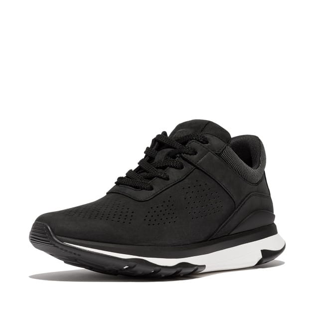 FitFlop Vitamin FFX - Nubuck sneaker ZWART - Maat 37