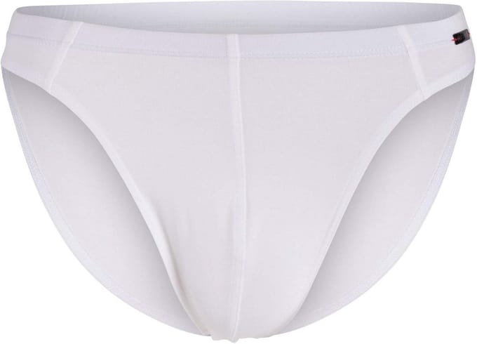 Witte Herenslip Katoen met Elastaan | Comfortabele Pasvorm Maat M