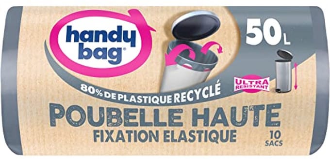 Afvalemmer Hoog 50 Liter - 80% Gerecycled Kunststof