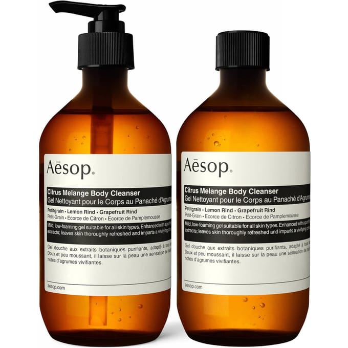 Citrus Melange Body Cleanser & Refill Duo