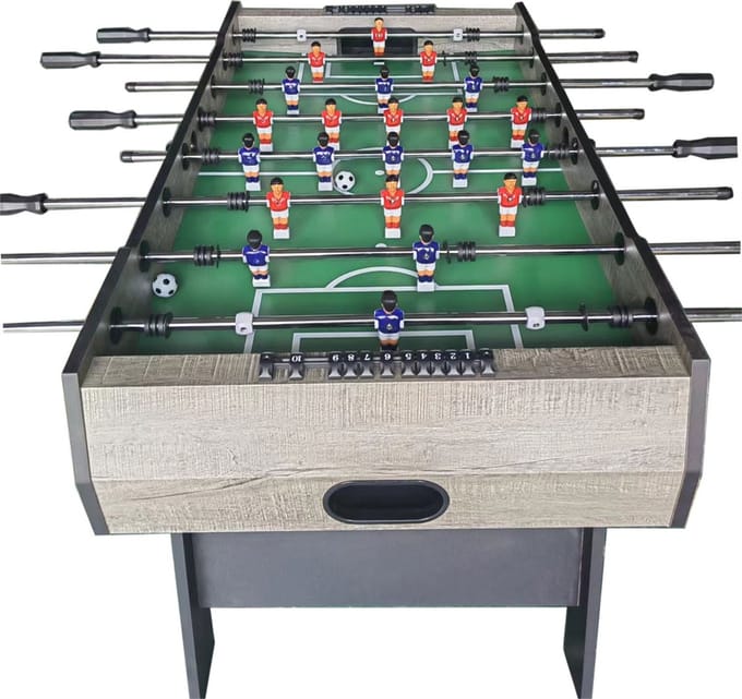 TopTable Kick Fold-Up Wood - Opklapbare Voetbaltafel met 16mm stangen