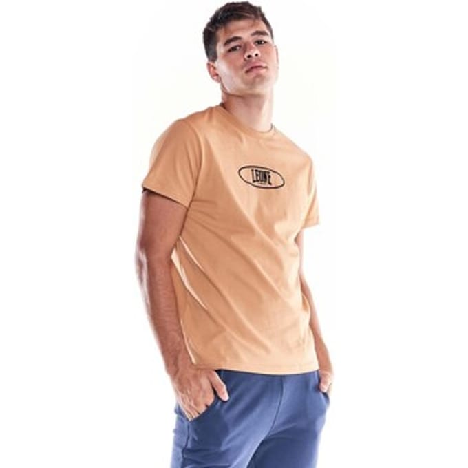 T-shirt Korte Mouw Leone 1947 Man Short Sleeves Earth Tones