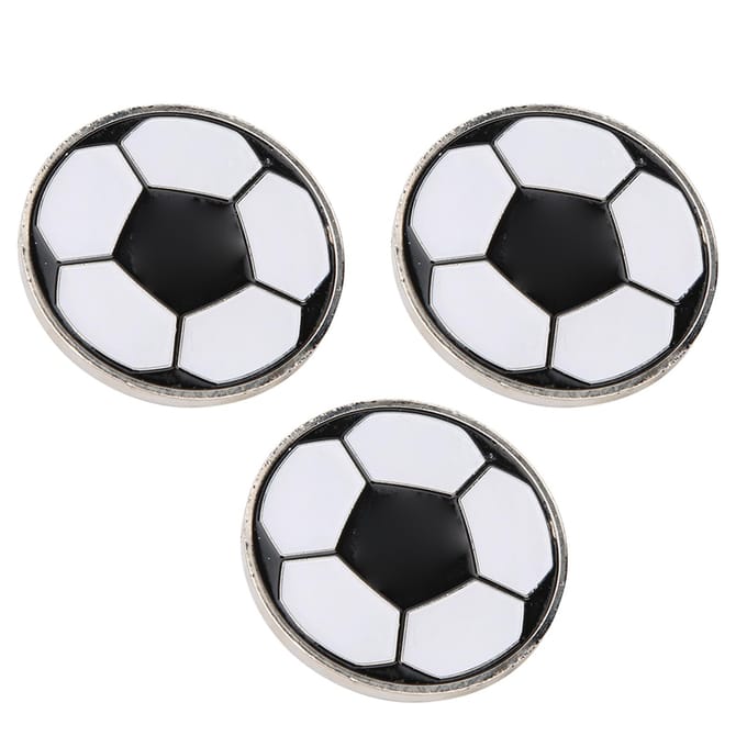 3 stuks Draagbare Voetbal Training Wedstrijd Scheidsrechter Flip Munt Voetbal Kies Kant Toss Munt Tool black