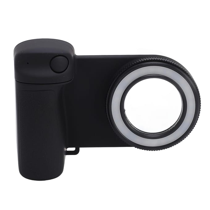 Smartphone Handvat Anti-Shake Magnetische Telefoon Camera Grip Bluetooth Beugel met Afstandsbediening Selfies Vul gray