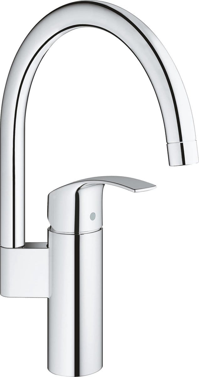 Grohe Eurosmart Keukenmengkraan chroom hoge uitloop