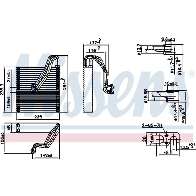 Verdamper, airconditioning NISSENS 92363