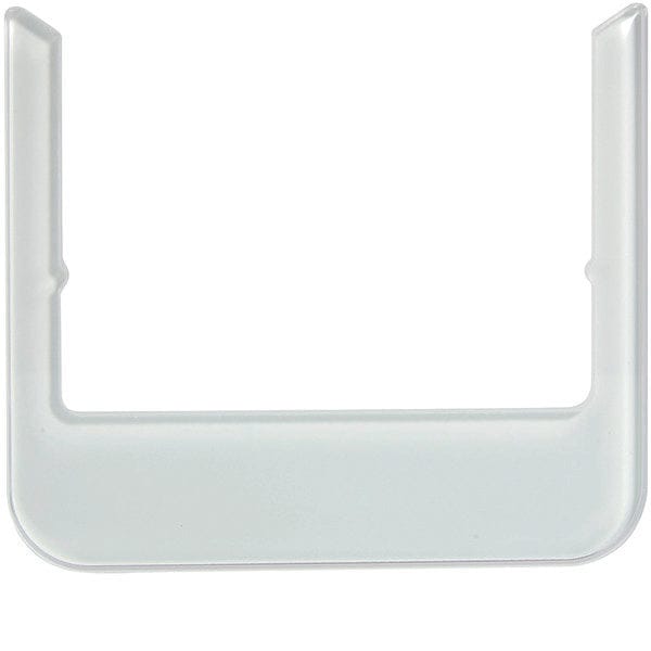 Hager Berker Design Frame - Afgerond - Polair Wit Glas - WD1131