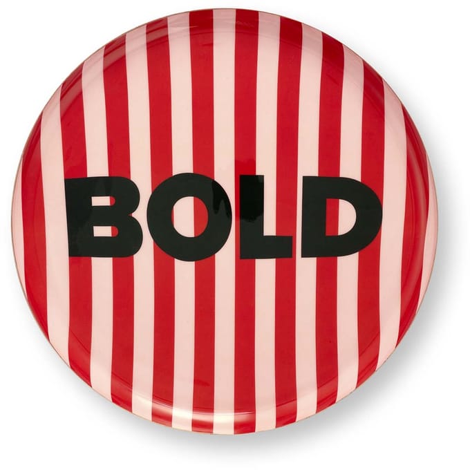 vtwonen Wandbord - Bold - Muurdecoratie van Metaal - Meerkleurig - 35cm