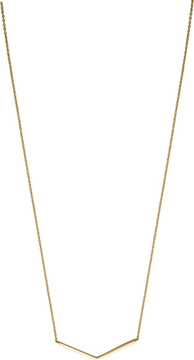 Esprit ESNL00331242 Core collier - Zilver geelgoudverguld - Goudkleurig