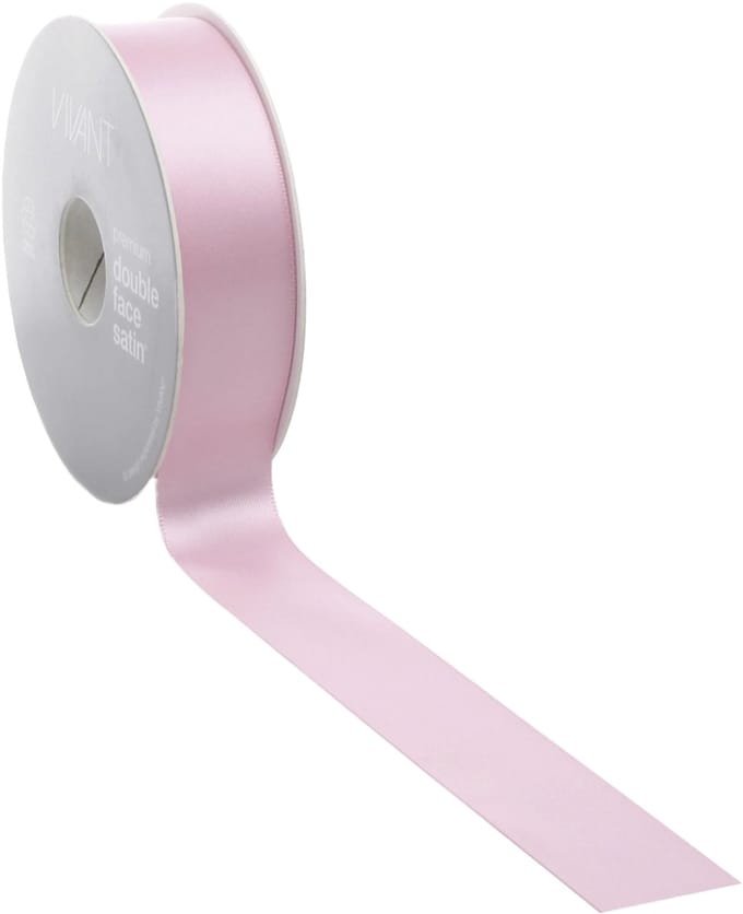 Baby Roze Satijnlint – 3 mm × 50 m – double face satijn